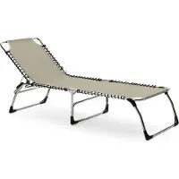 Fiam Aluminiumliege Amigo XXL weiß, 75x40x0 cm