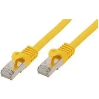 Shiverpeaks RJ45 Patchkabel m. CAT 7 Rohkabel PIMF gelb 15m