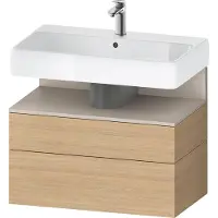 Duravit Waschtischunterschrank Qatego 79x47x59cm, T m/E N, 1 Kast, 1 Ausz.