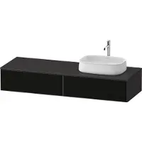 Duravit Zencha Konsolenwaschtischunterbau, 1600x550mm, 2 Auszüge, 1 Ausschnitt rechts, ZE4814, ZE4814R63800000