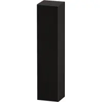 Duravit Zencha Hochschrank, 400x360x1760 mm, eine Tür, Anschlag rechts, ZE1352L, ZE1352R63800000, Farbe: Front: Schwarz Linienstruktur (Glas)/Korpus: Graphit supermatt