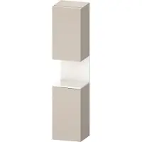 Duravit Hochschrank Qatego 40x36x1760cm, 2 T, B, An r, w g/tau ma