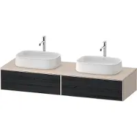 Duravit Zencha Konsolenwaschtischunterbau, 1600x550mm, 2 Auszüge. 2 Ausschnitte, ZE4815