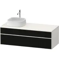 Duravit Zencha Konsolenwaschtischunterbau, 1300x550mm, 1 Auszug, 1 Schubkasten, Ausschnitt links, ZE