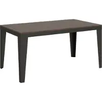 Itamoby - Ausziehtisch 160/264x90 cm Flame Evolution Nussbaum Gestell und Füße Anthrazit