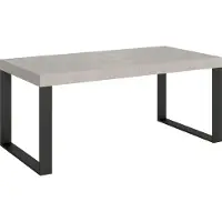 Itamoby Ausziehtisch 200/460x90 cm Tecno Kaschmir anthrazit Beine