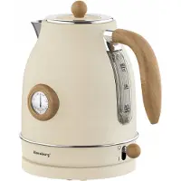 Klausberg Wasserkocher 1,7 l mit Thermometer KB-9006 Retro