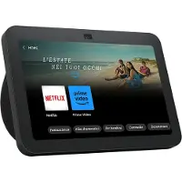 Amazon B0BLS3B3QL, Alexa, Rechteck, Anthrazit, Deutsch, Englisch, Spanisch, Französisch, Italienisch, Android, Fire OS, iOS, 13 MP