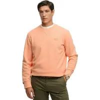 Superdry für Herren. M2013751A Essential Logo Sweatshirt Koralle (XL), Lässig, Baumwolle