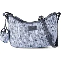 Gabor Granada Denada Damen Umhängetasche Crossbody Bag Mittelgroß Blau Mix