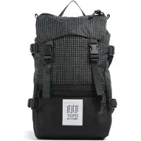 Topo Designs - Rucksack 10 l &ndash; Rover Pack Mini - Rover Pack Mini Black/Grid - schwarz