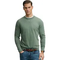 Superdry für Herren. M2014044A Grünes Classic Essential Sweatshirt (M), Lässig, Baumwolle