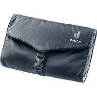 Deuter Kulturbeutel "WASH BAG II", Jungen, Gr. B/H/T: 30cm x 19cm x 4cm, schwarz, Polyamid, unifarben, Taschen Kulturbeutel, mit verstaubarem Haken zum Aufhängen