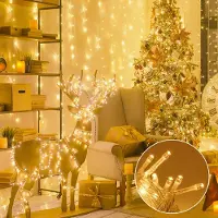 Lapamax LED Lichterkette 20M 200 LED Warmweiß, 8 Modi Weihnachtsbaumbeleuchtung Deko für Weihnachtsbaum Halloween Party Garten