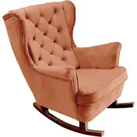Domo DomoHome Relaxsessel Armlehnensessel Armlehnen Fernsehsessel Loungesessel Polstersessel Couchsessel Armsessel Chair Wohnzimmersessel Ohrensessel | 102x81x95cm | Orange_29823