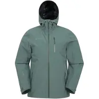 Mountain Warehouse - "Bachill" Jacke, wasserfest Dreilagig für Herren MW472 (XL) (Dunkelgrün)