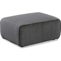 Home affaire Polsterhocker "Noord 92/66 cm", grau (dunkelgrau), B:92cm H:44cm T:66cm, 94% Polyester; 6% Nylon, Hocker, Polsterhocker, mit Kedernaht, schöne Serienergänzung