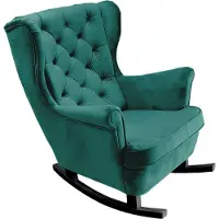 Domo DomoHome Relaxsessel Armlehnensessel Armlehnen Fernsehsessel Loungesessel Polstersessel Couchsessel Armsessel Chair Wohnzimmersessel Ohrensessel | 102x81x95cm | Green_29850