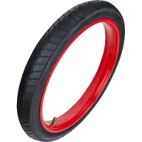 Classic Cycle Robuster und breiter Fahrradreifen 26x3.0 Zoll (ETRTO 75-559) Semi Slick schwarz