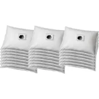 KOMA Consulting s.r.o. KOMA WB02PL - Set mit 20 Stück Staubsaugerbeuteln mit Kunststoffstaubsperre für Rowenta Wonderbag Silence Staubsauger