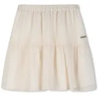 Michael Kors für Mädchen. R30562 Beigefarbener Rock mit Rüschen (14Y= 156cm), Lässig, Polyester, Kinderbekleidung