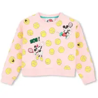 Marc Jacobs für Mädchen. W60748 Rosa Disney Sweatshirt (6Y= 114/119cm), Lässig, Baumwolle, Kinderbekleidung