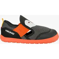 Viking Schuhe Alv Barfuß-Pfoten-Sandale Schwarz Schwarz 24