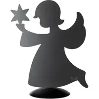 Fink Engelfigur "HOLYWORKER", schwarz, B:24cm H:30cm T:13cm, Eisen, Dekofiguren, Engelfigur, Adventsfigur, Engel, Dekofigur, Weihnachtsdeko aus Eisen