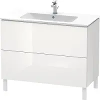 Duravit Waschtischunterbau L-CUBE 1020x481x704mm weiss hochglanz