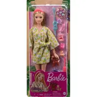 Barbie Fashionistas -Puppe mit Hündchen, Kinderspielzeug, Selbstfürsorge Wellness-Tag, 3 Jahr(e), 298 mm, 170 g