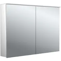Emco pure 2 design LED-Lichtspiegelschrank mit integrierter Beleuchtungsegel, 2 Türen, 1000x711x153mm, 979705404