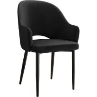 Mirjan 24 Stuhl Rosa, Esszimmerstuhl mit Beine aus Metall, 1 Stück, Modern Kollektion (Farbe: Magic Velvet 2219)