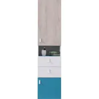 Masseno Drehtürenschrank ISEO 45/45/40cm 2-türig Eichefarben