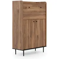 EURO-MEBLE Kommode mit Bar VASINA KB90 VS-03, Wohnzimmer, Griffen [Brandy Castello]