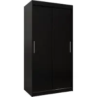MEBLE KRYSPOL Kleiderschrank, Schiebetürenschrank Schlafzimmer, Schrank TOKYO 100 cm