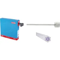Elvedes 1x19 Stainless 4.5x4.5 Schaltzug 100 Einheiten