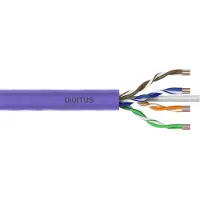 Digitus CAT 6 U/UTP Datenkabel - Verlegekabel, 305 m, Simplex, Eca, 305 m, Cat6, U/UTP (UTP), Violett