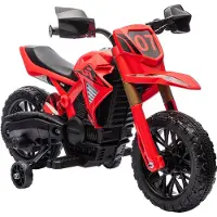 AIYAPLAY Kinder Elektro-Motorrad 6V Kindermotorrad, 3 km/h, für 3-8 Jahre