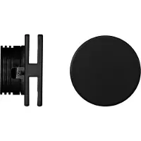 Beneito Faure Grow - LED-Einbauleuchte für Stufen - 4 W, warmes Licht 3000 K, 120° - Schwarze runde Einbauleuchte für die Wand