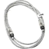 VHBW FireWire Kabel für FireWire Geräten, zum Anschluss an Computer u.a. - IEEE 1394, 4 Polig auf 4 Polig, 2m