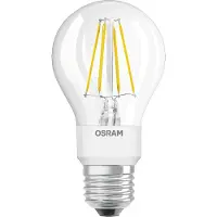 Osram LED-Lampe E27 7W warmweiß GLOWdim klar