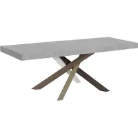 Itamoby Ausziehbarer Tisch 90x180/284 cm Volantis Premium Cemento Gestell 4/C