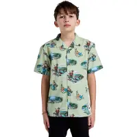 Element Funktionsshirt "SBXE Camp", Kinder, Gr. 16(165-172cm), grün (oyster gray), Obermaterial: 100% Baumwolle., Shirts Funktionsshirt