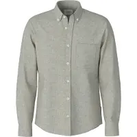 JOOP! Langarmhemd JOOP JEANS "Hali", Herren, Gr. XL, N-Gr, bright grün, Web, Obermaterial: 55% Leinen, 45% Baumwolle, unifarben, regular fit normal, 1-Knopf-Manschette, Hemden Langarmhemd