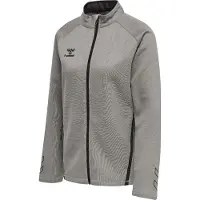Hummel Damen Trainingsjacke hmlCIMA XK ZIP Jacket 211581-2006 XXL - Grey Melange - XXL