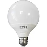 EDM Led Globe Glühbirne E27 95 Mm 10w 810 Lumens 3200k Weiß Weiß One Size