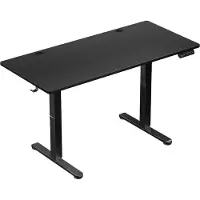 Huzaro Hero 8.2 | Tisch Elektrisch Computertisch Bürotisch Schreibtisch Stehtisch 120 x 60 cm Höhenverstellbarer | Stufenlos verstellbar | Schwarz