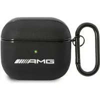 Mercedes Amg Ama3Slwk Airpods 3 Hülle Czarny/Schwarzes Leder