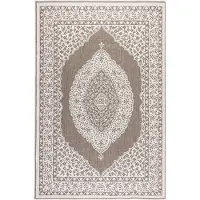 Elle Decoration Teppich "Meekly Wendeteppich", beige (linen), B:200cm H:5mm L:290cm, Polypropylen, Teppiche, Teppich, Flachgewebe, In-& Outdoor, Modern, beidseitig, Balkon, Wohnzimmer
