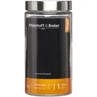 Ritzenhoff & Breker #4xRitzenhoff & Breker Vorratsglas "VIO", rund, 1,6 l